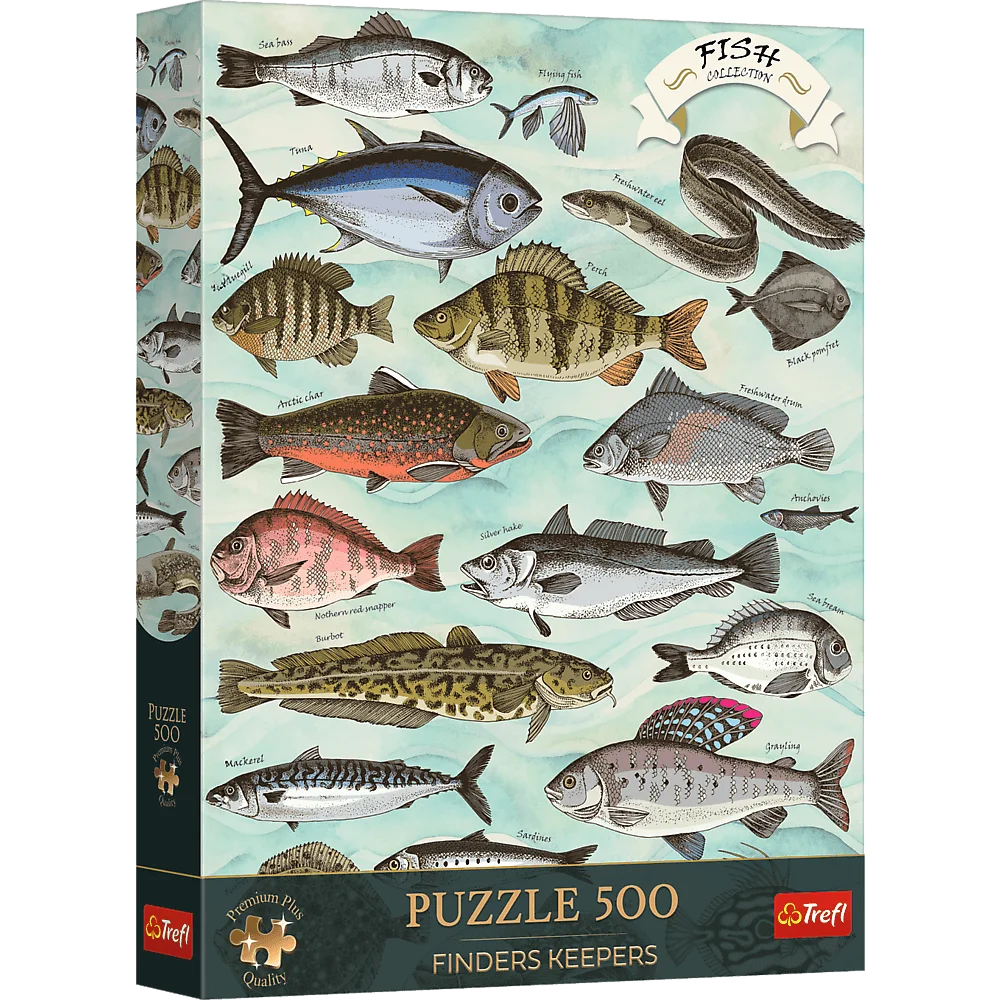Puzzle 500 Finders Keepers: Fish
