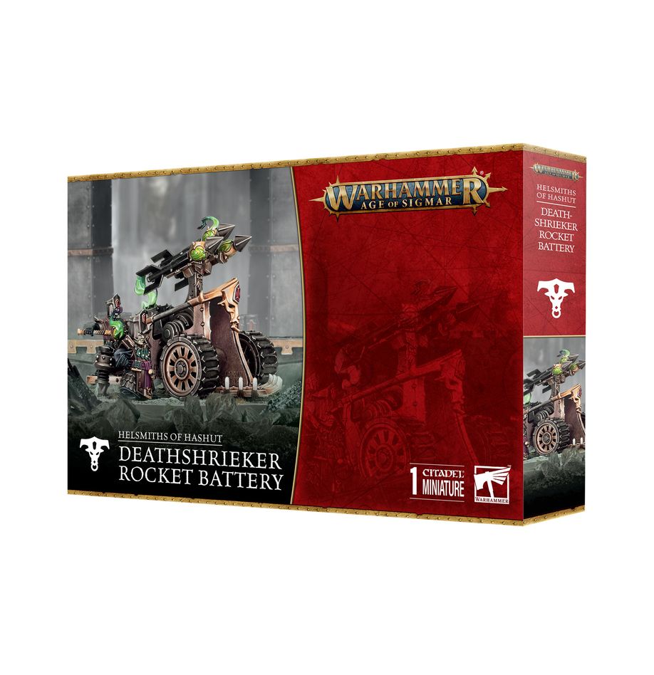 Helsmiths of Hashut: Deathshrieker Rocket Battery/Tormentor Bombard (Warhammer Age of Sigmar)