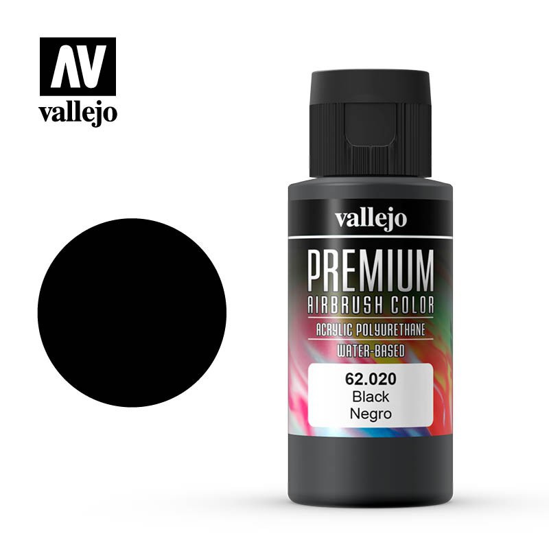 Vallejo: Airbrush Color Premium - Black