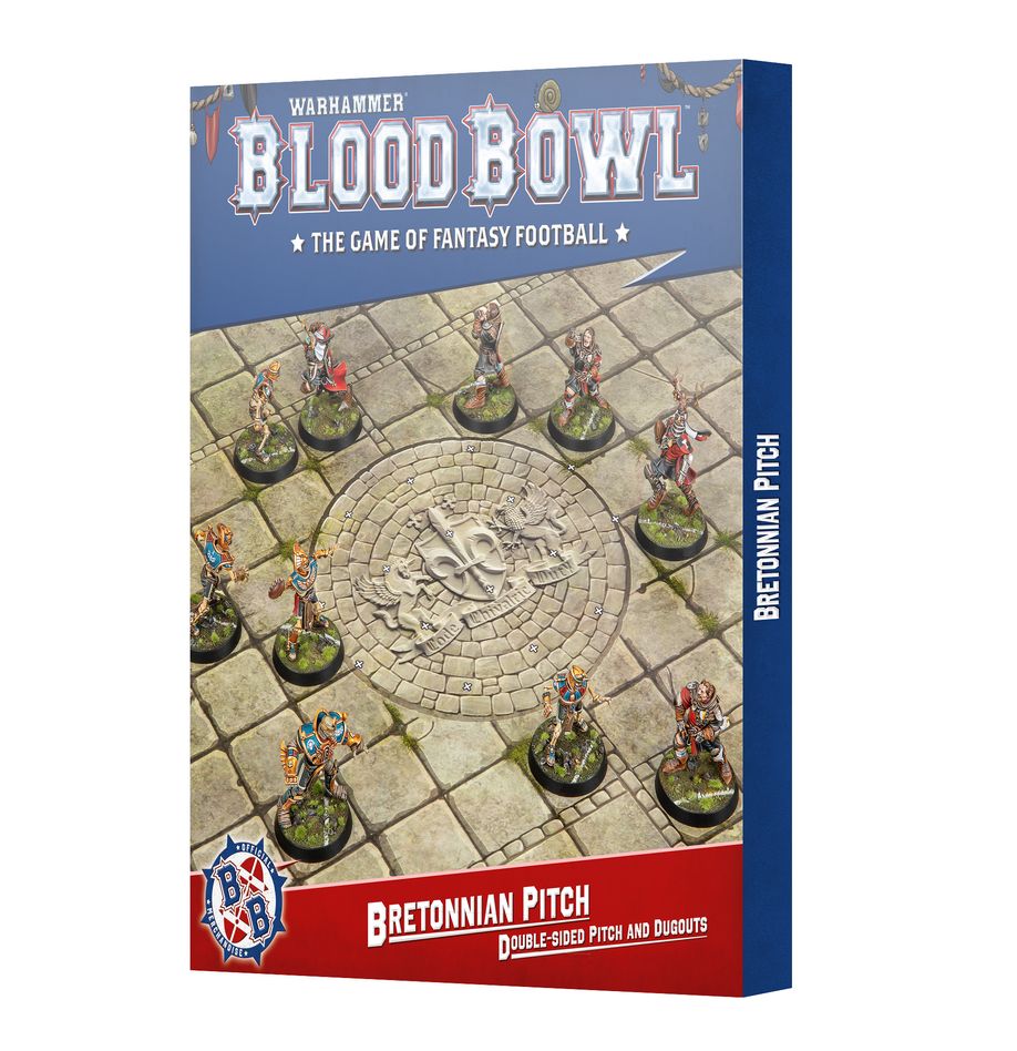 Blood Bowl: Bretonnian Pitch - Double-sided Pitch and Dugouts