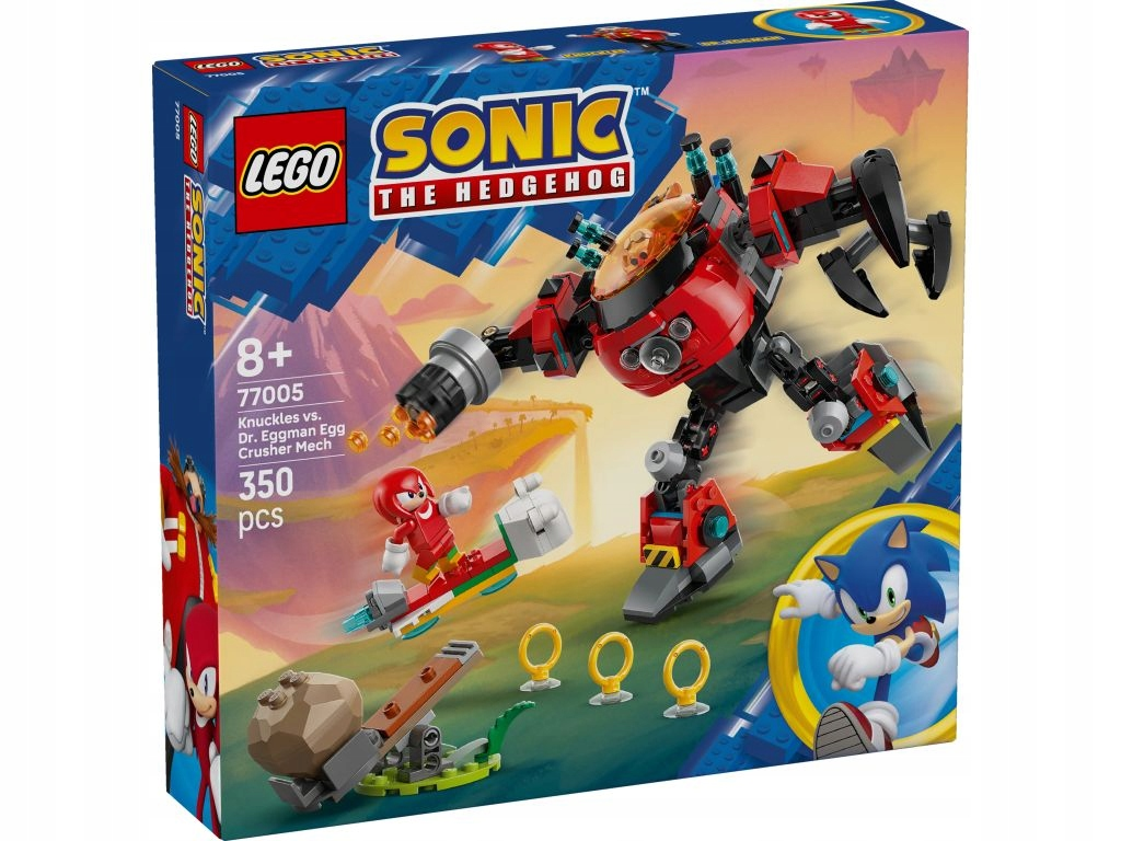 LEGO® 77005 Sonic: Knuckles kontra Dr. Eggman w mechu