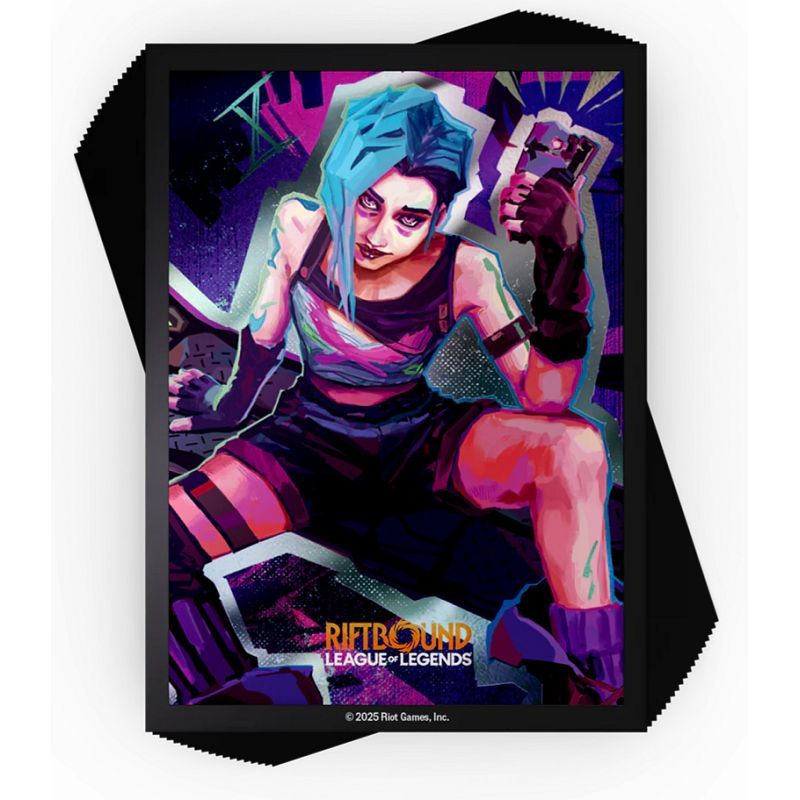 Riftbound: League of Legends - card sleeves TCG - Origins Jinx Art