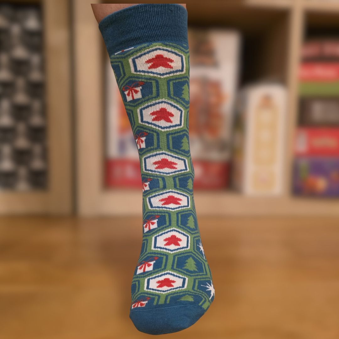 Socks: Christmas Meeple size 41-43