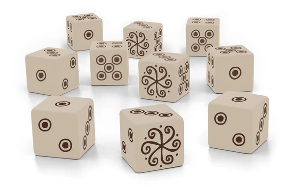 Vaesen: Dice Set - 10 Six-Sided Engraved Dice