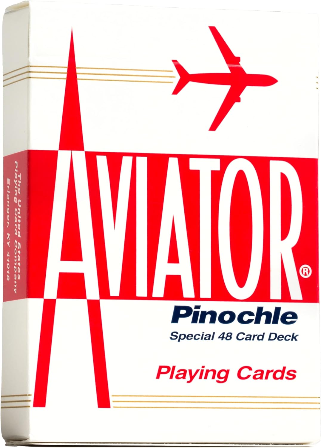 Karty do gry Bicycle: Aviator Pinochle Standard Index - Red