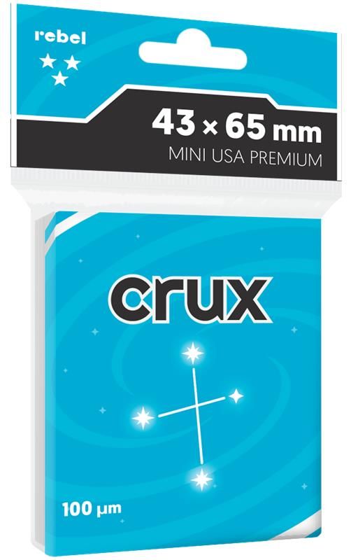 Card sleeves Rebel Mini USA (43x65 mm) Crux Premium 100 pcs