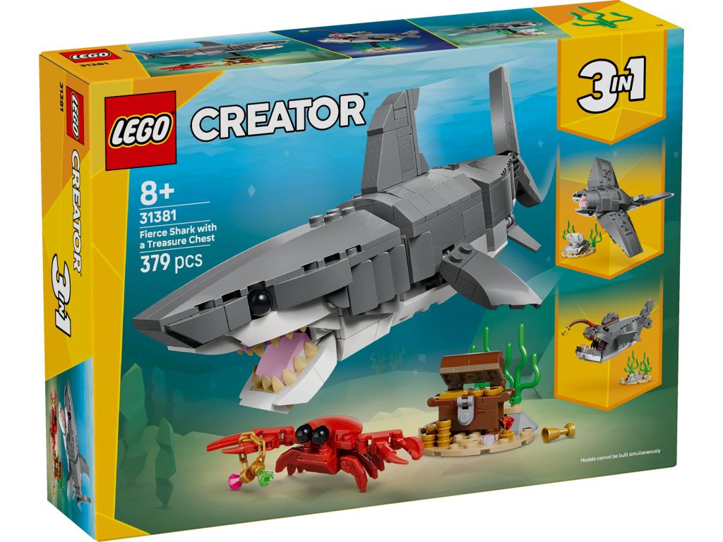 LEGO® Creator 31381 Groźny rekin i skrzynia