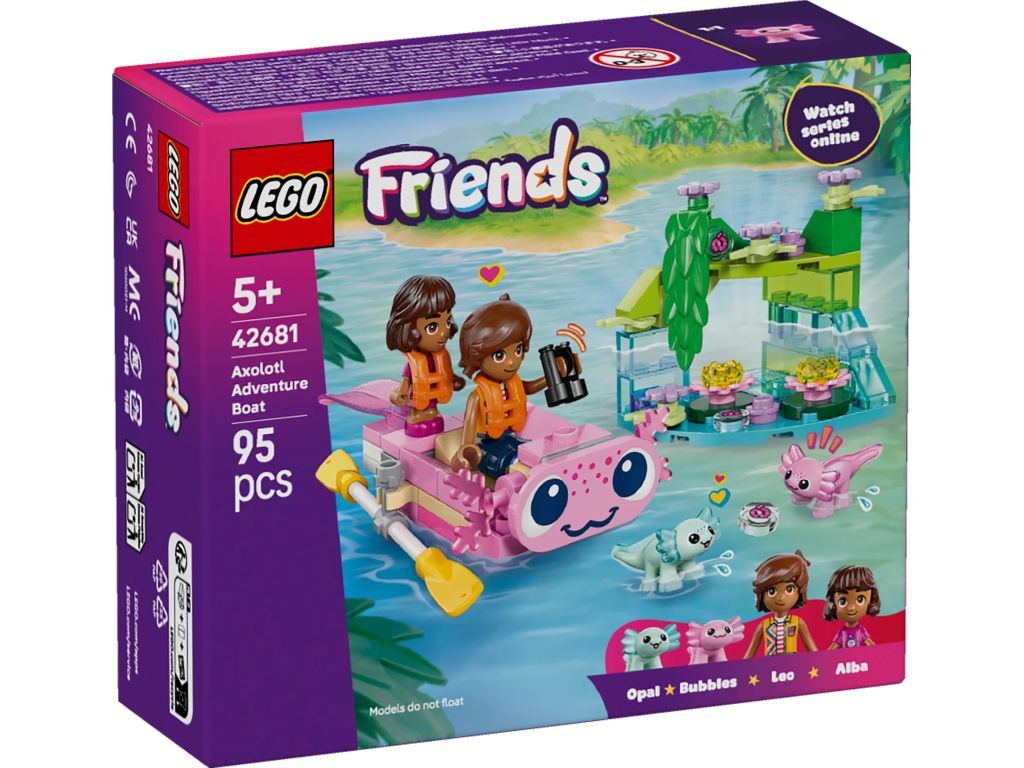 LEGO® Friends 42681 Przygoda na aksolotlowej łodzi