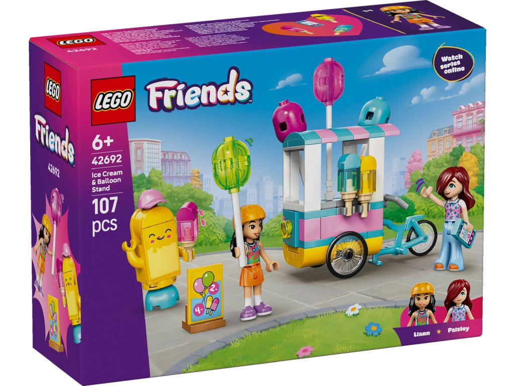 LEGO® Friends 42692 Stoisko z lodami i balonami