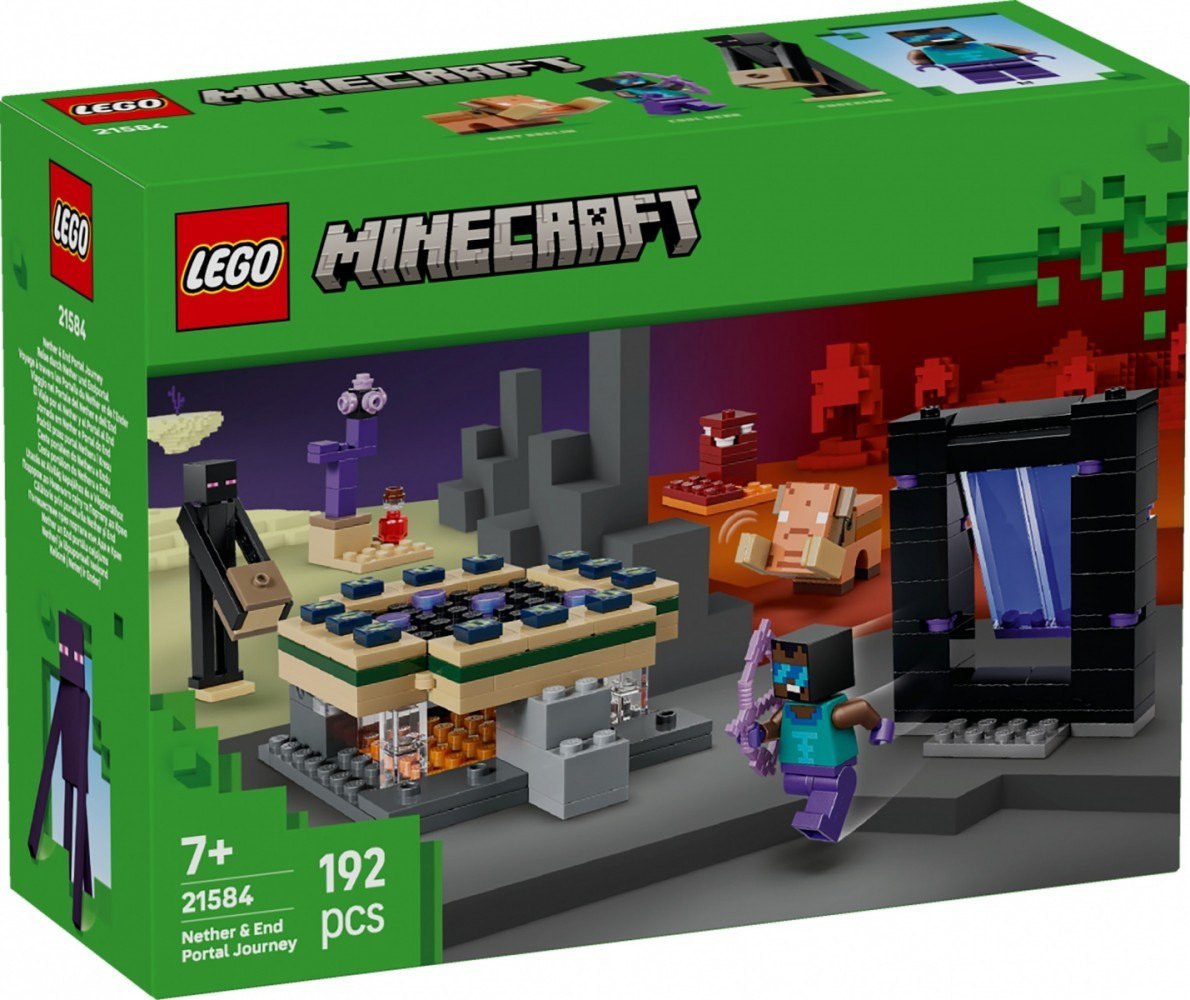 LEGO® Minecraft 21584 Podróż przez portal Netheru