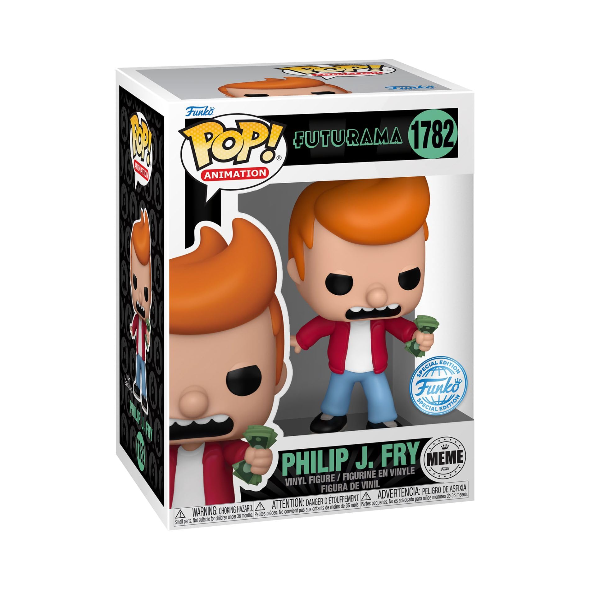 Funko POP Futurama: Philip J. Fry (Shut Up and Take My Money Meme)
