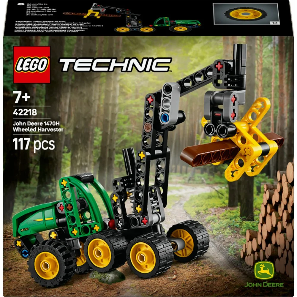LEGO® Technic 42218  Harwester kołowy John Deere 1470H