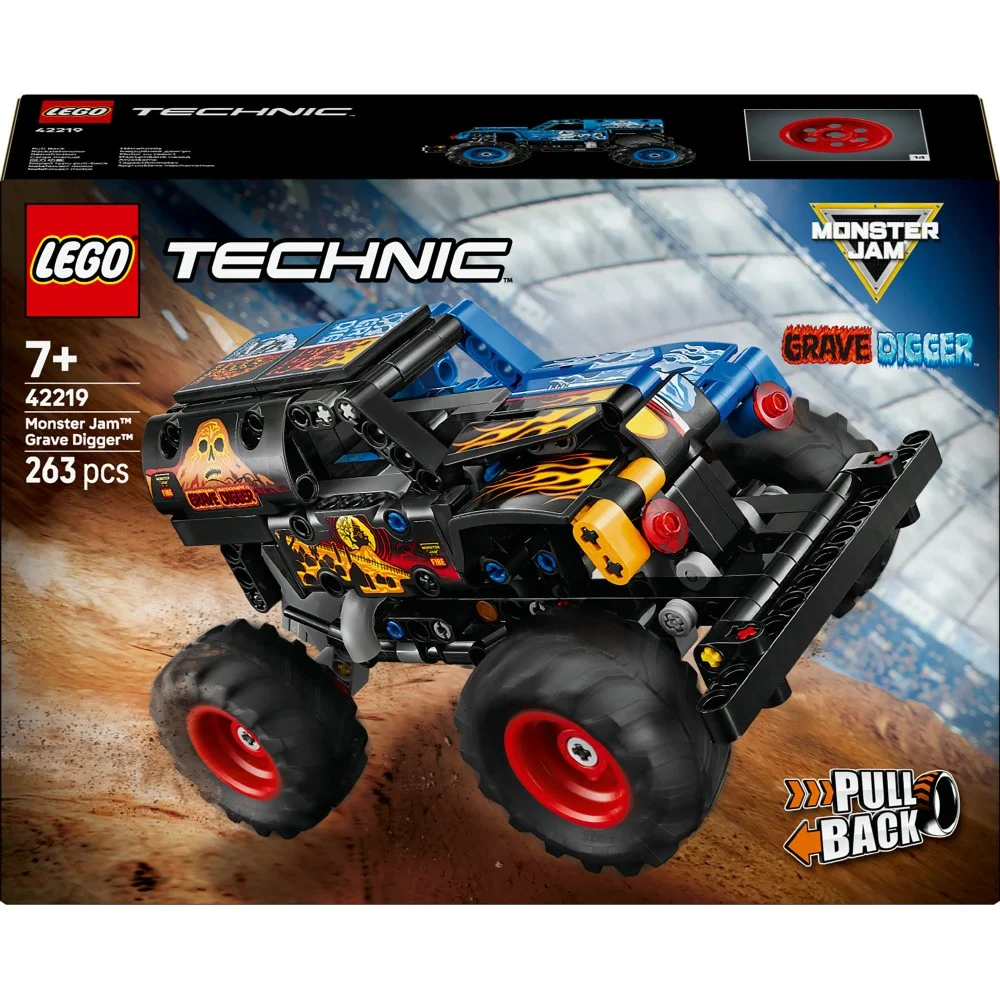 LEGO® Technic 42219  Monster Jam Grave Digger Ogień i Lód
