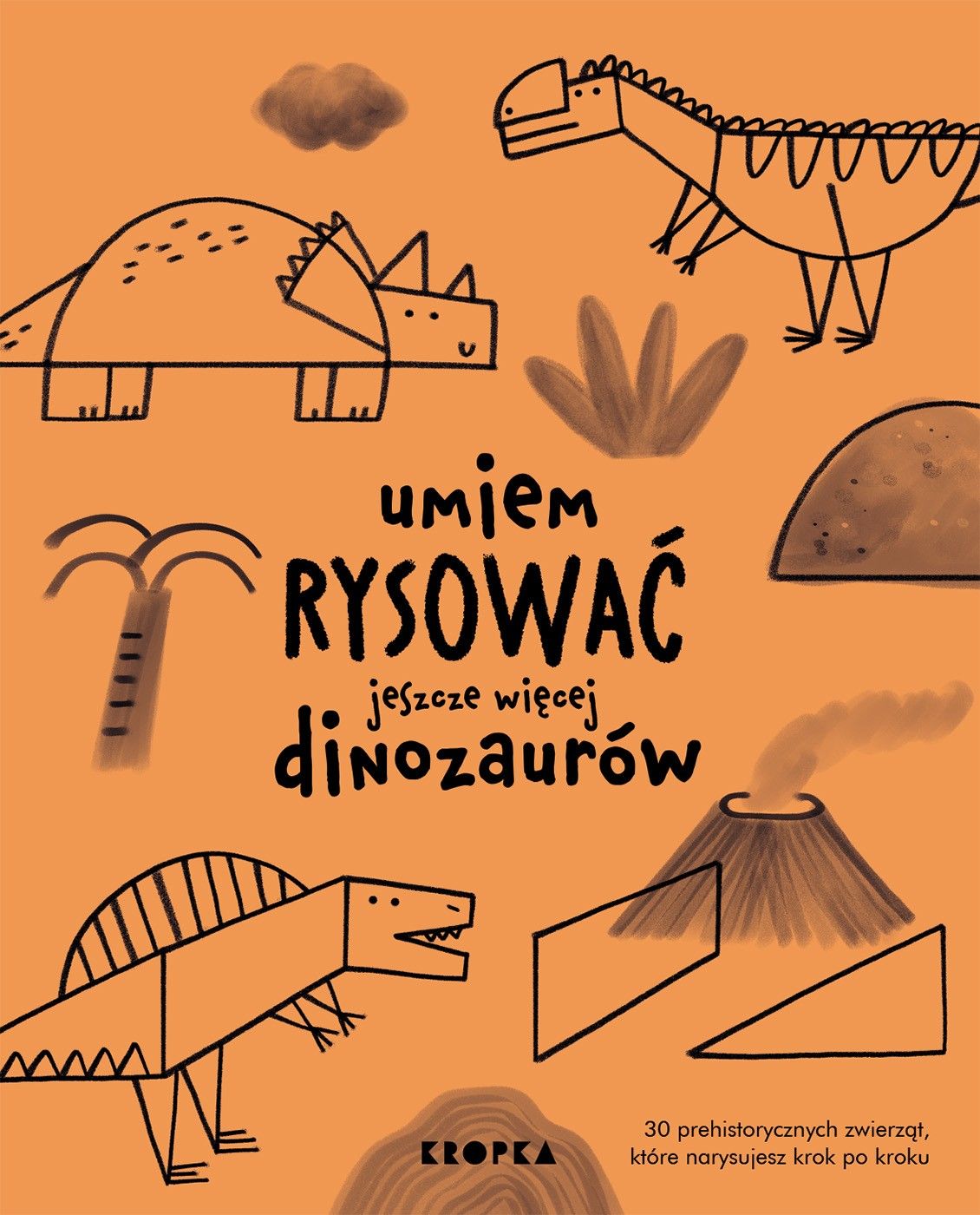 Umiem rysować: Jeszcze więcej dinozaurów
