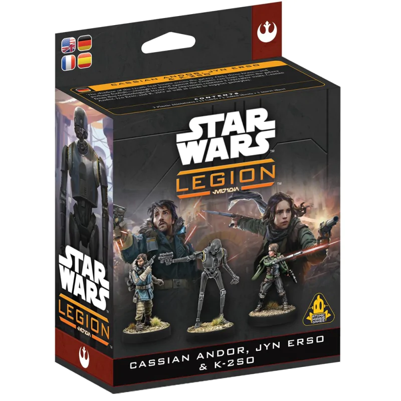 Star Wars: Legion 2.0 -Cassian Andor, Jyn Erso & K-2SO