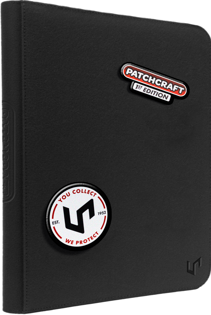 Ultra-Pro Binder: Patchcraft - Zippered 9-Pocket PRO-Binder - Black