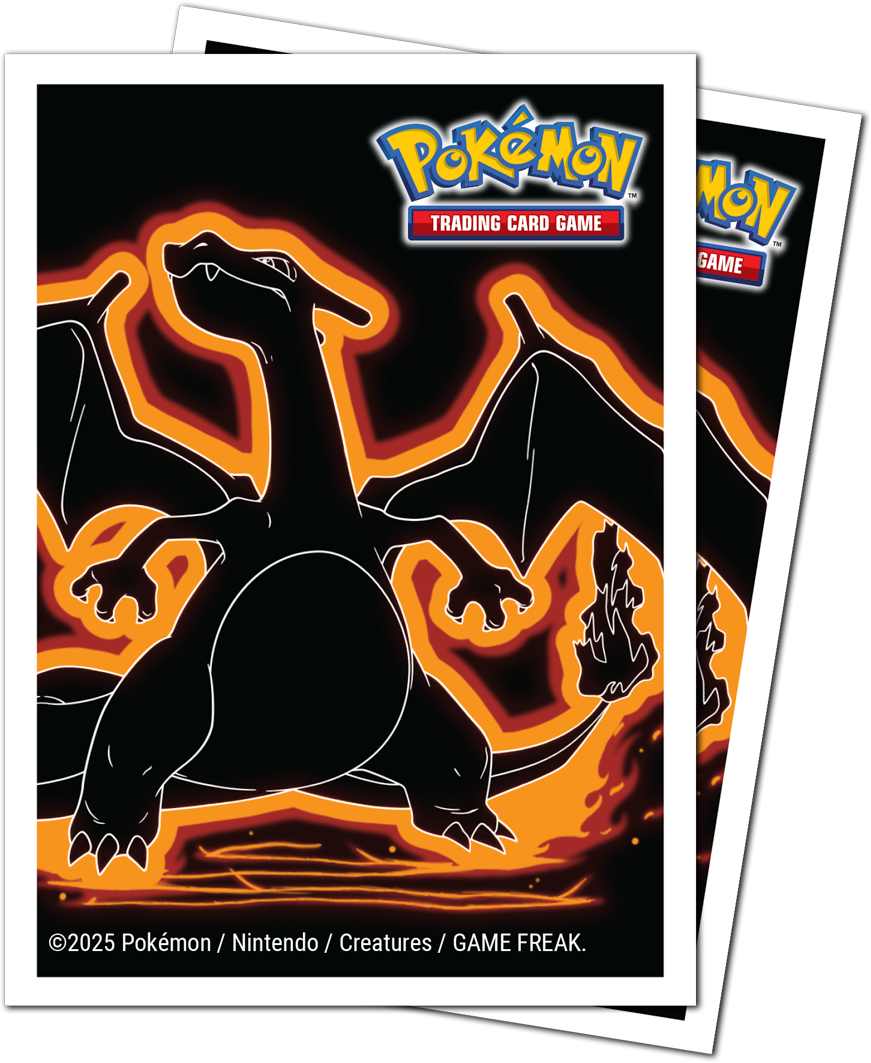 Koszulki na karty Ultra-Pro: Apex Deck - Pokémon - Neon Kanto - Charizard