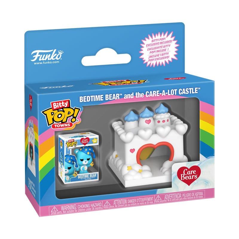 Funko Bitty POP Care Bears: Bedtime Bear and Care-a-Lot Castle