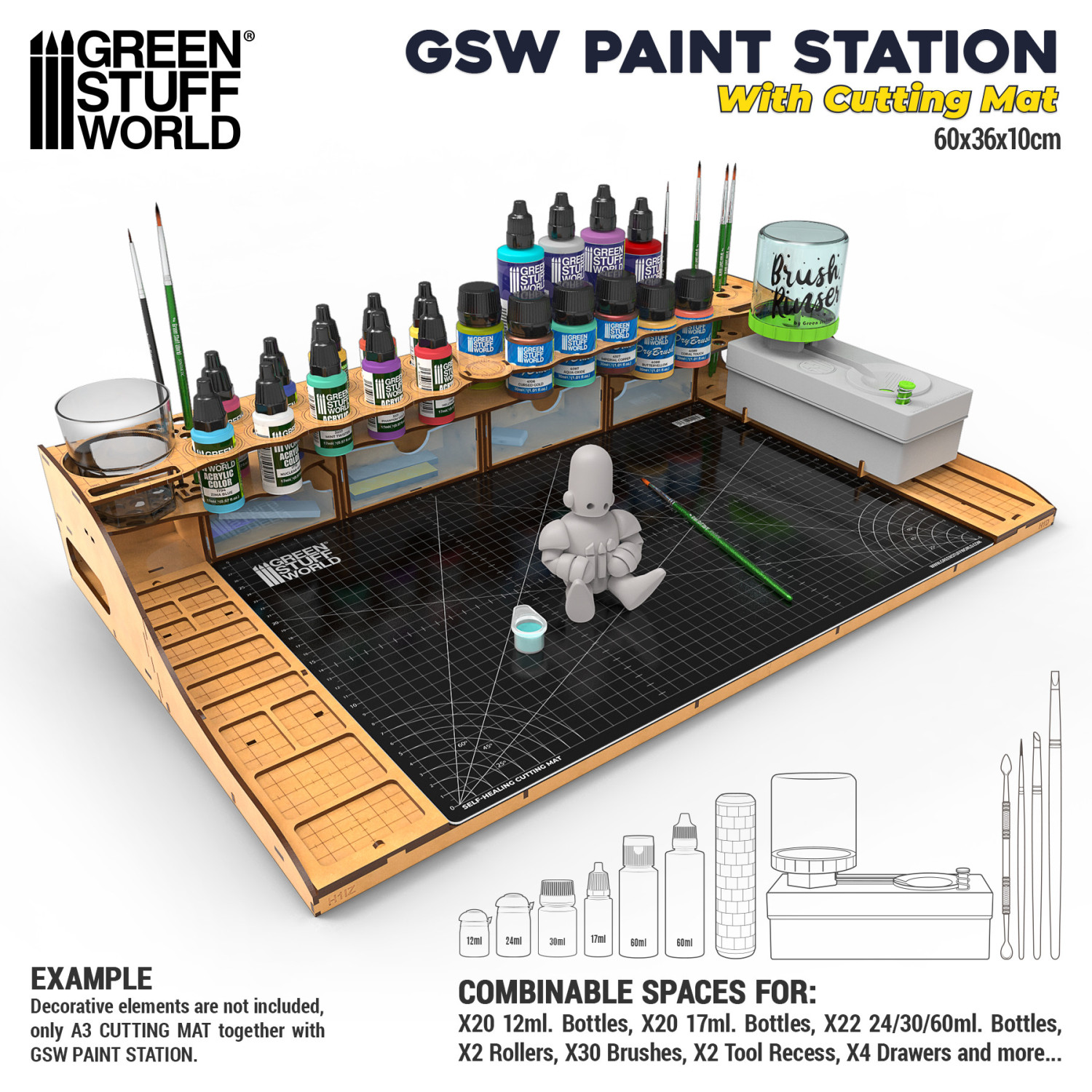 Green Stuff World: Paint Station with Cutting Mat