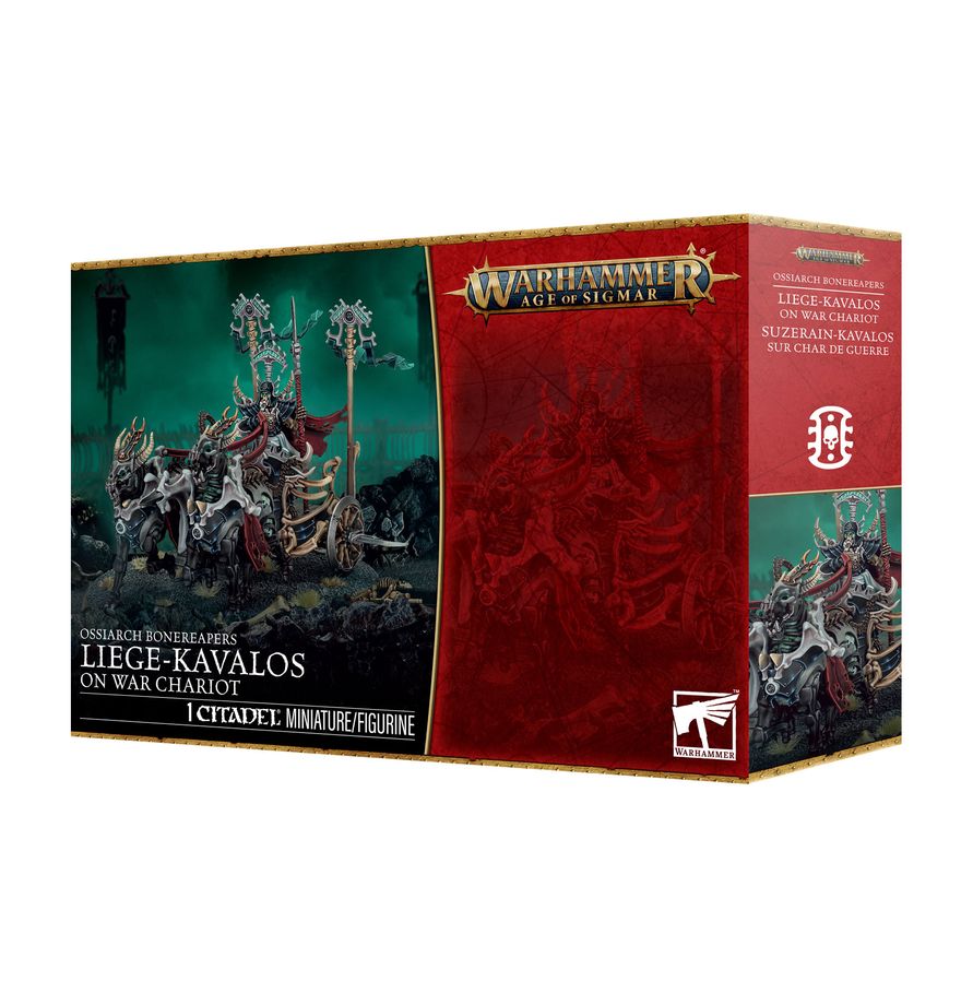 Ossiarch Bonereapers: Liege-Kavalos on War Chariot (Warhammer: Age of Sigmar)