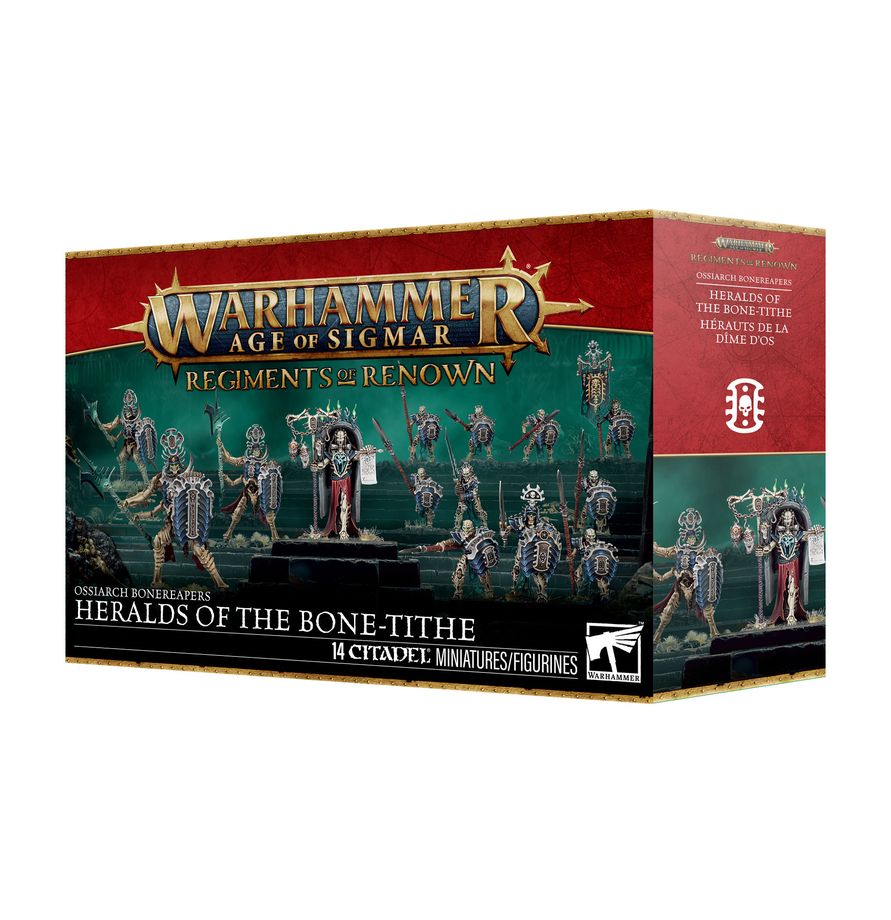 Ossiarch Bonereapers: Regiment of Renown - Heralds of the Bone-tithe (Warhammer: Age of Sigmar)