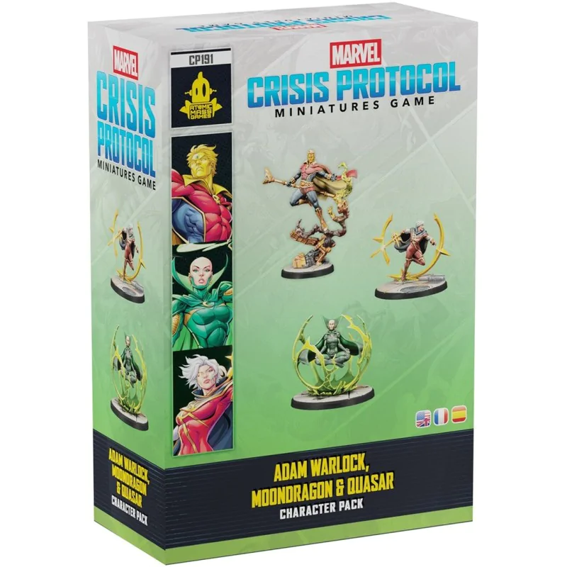 Marvel: Crisis Protocol - Adam Warlock, Moondragon & Quasar - Character Pack