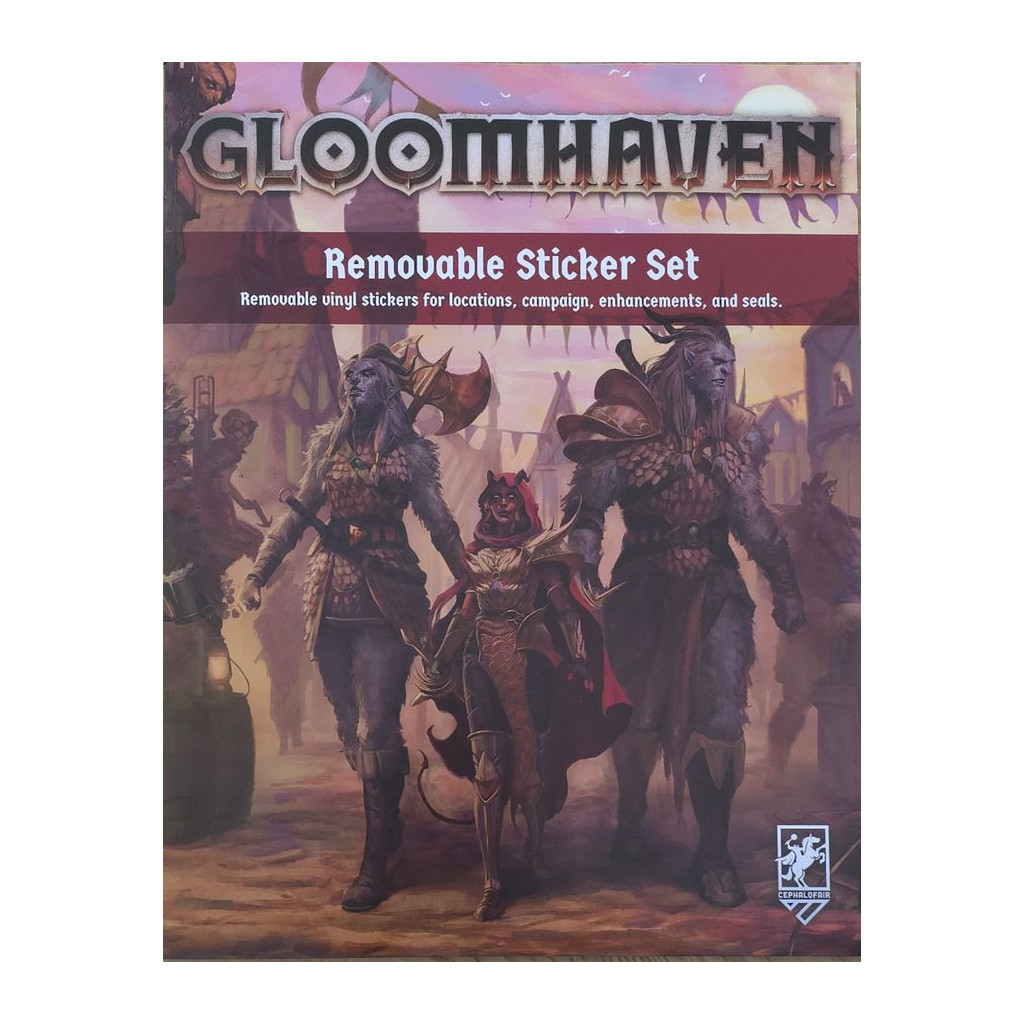 Gloomhaven 2ed: removable sticker set