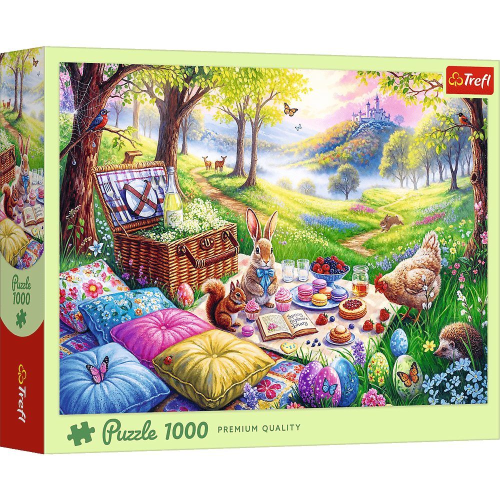 Puzzle 1000 Easter Picnic in the Meadow