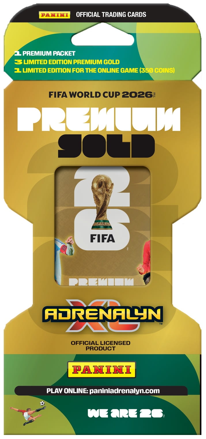 Panini: FIFA World Cup 2026 - Adrenalyn XL - Blister Premium Gold