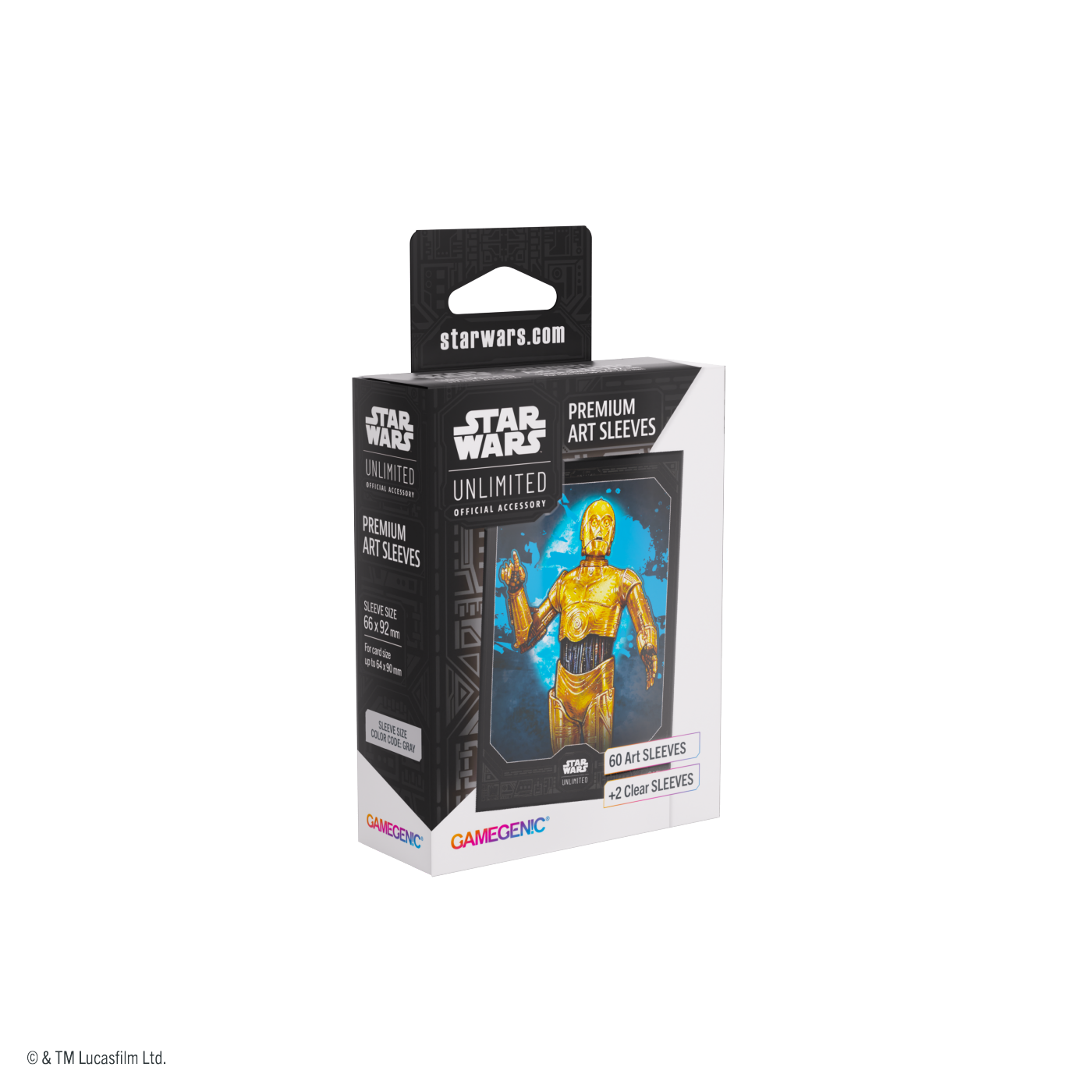 Koszulki na karty Gamegenic: Star Wars Unlimited Card Game - Premium Art Sleeves - C-3PO