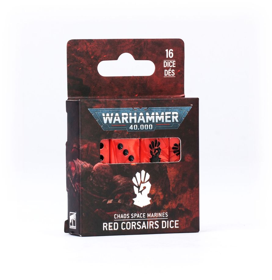 Chaos Space Marines: Red Corsairs Dice (Warhammer 40,000)