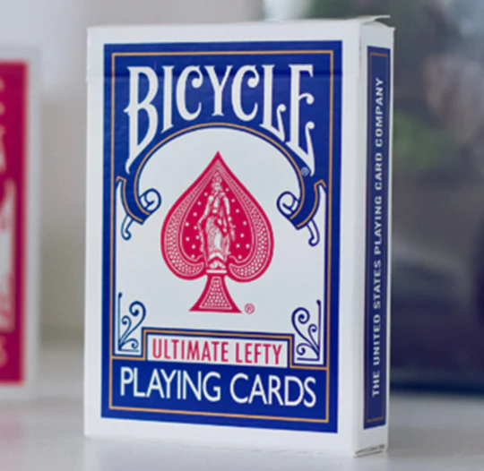 Karty do gry Bicycle: Ultimate Lefty (niebieskie)