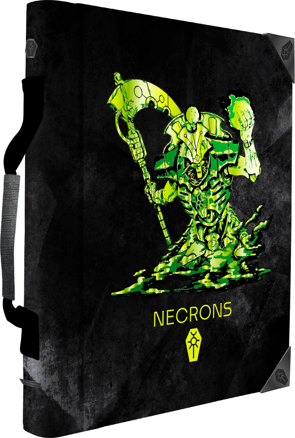 Ultra-Pro Case: Necron Codex Aligned - Codex Book Folio - Debossed & Printed