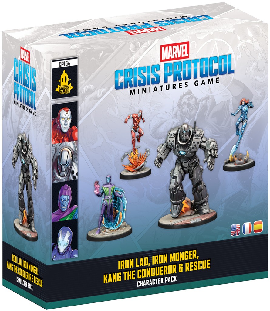Marvel: Crisis Protocol - Iron Lad, Iron Monger, Kang the Conqueror & Rescue