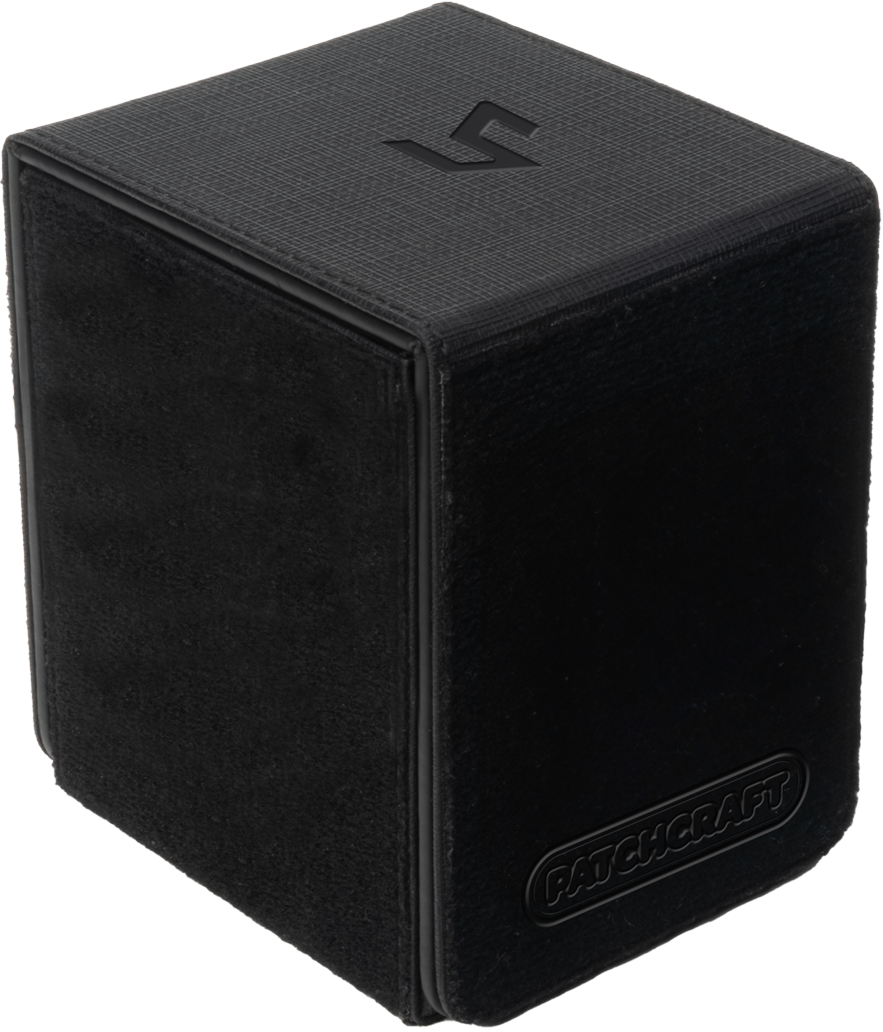 Patchcraft Ultra-Pro Card Box - Flip Alcove - Black