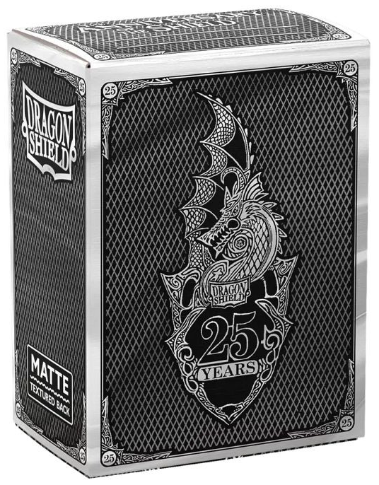 Card sleeves Dragon Shield : Matte Brushed Art - 25th Anniversary - 100 pcs