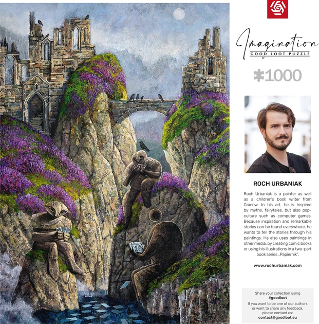 Puzzle 1000 Roch Urbaniak - Trolle z Kilmorven