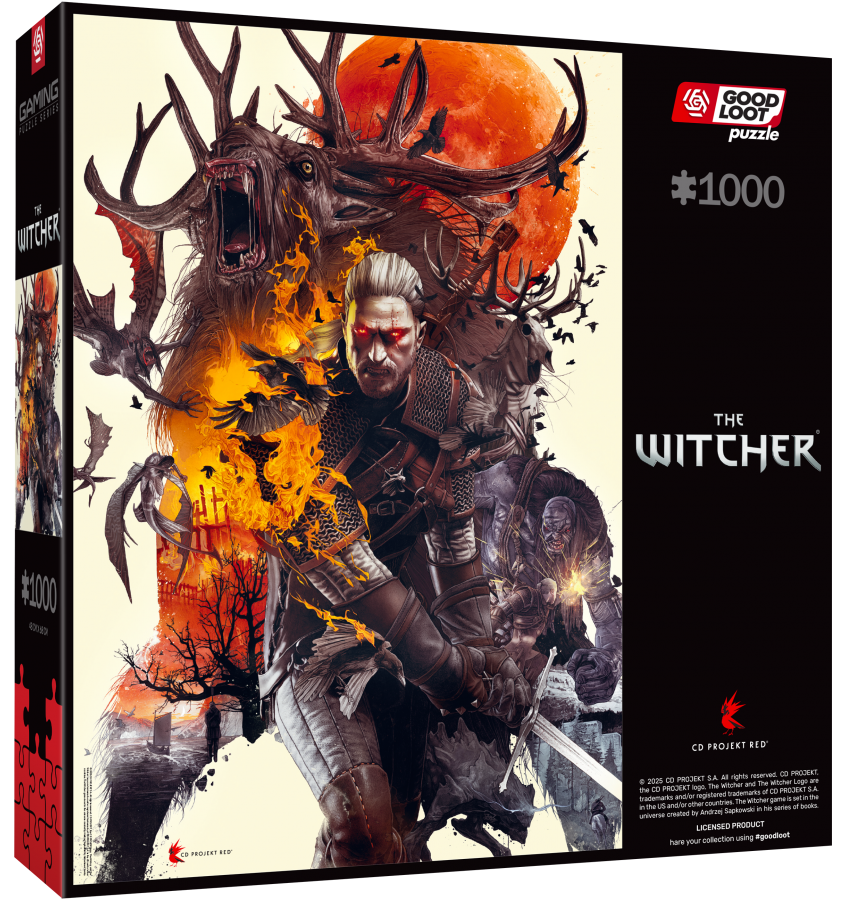 Puzzle 1000 The Witcher (Wiedźmin) - Monsters 