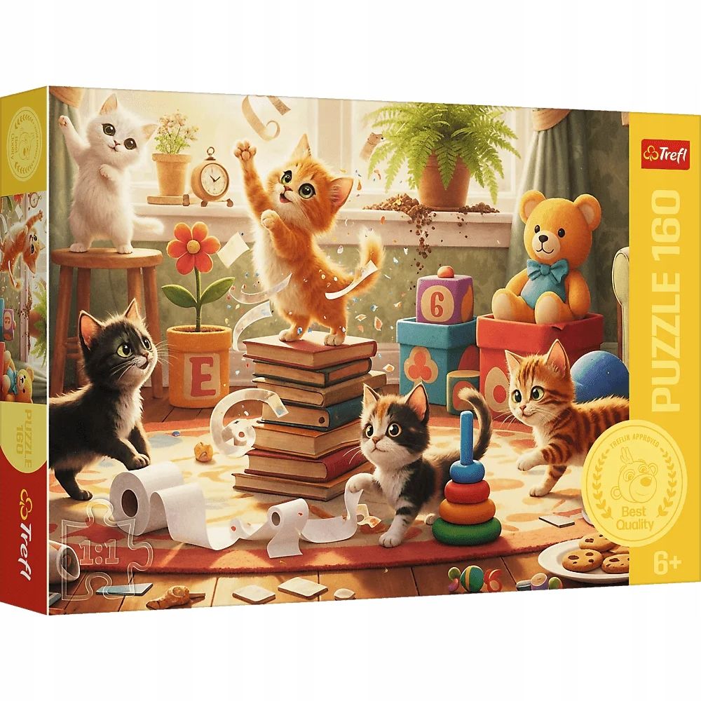 Puzzle 160 Kocie psoty