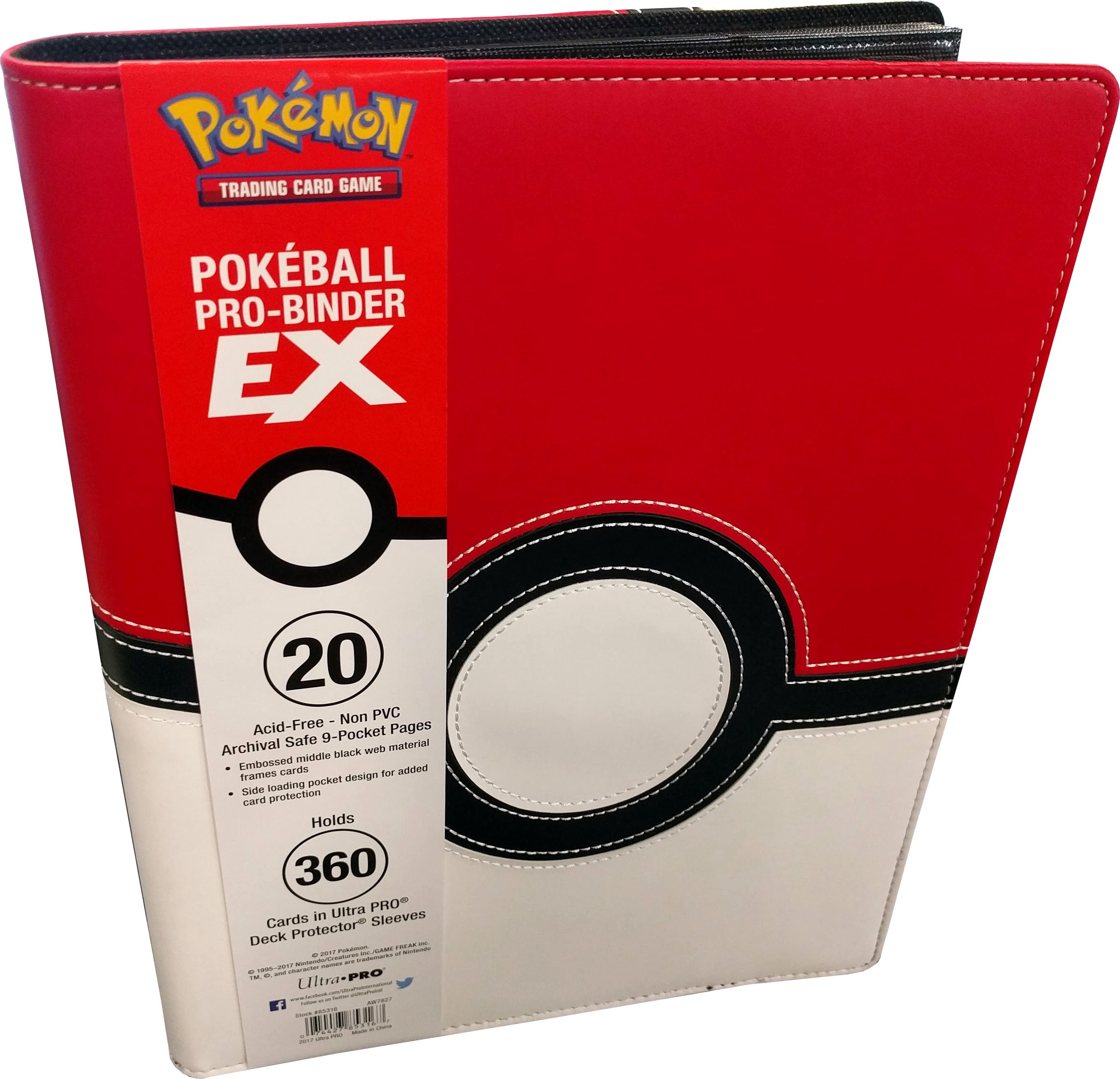 Klaser Ultra-Pro: Pokémon 9-Pocket Binder - Poké Ball
