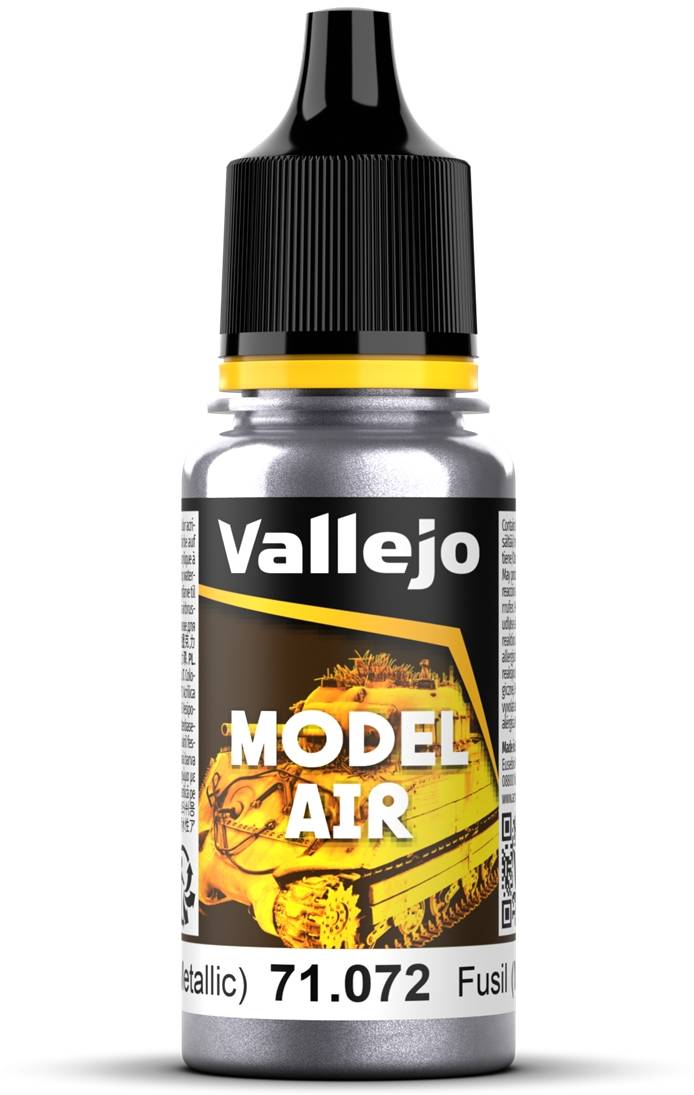 Vallejo: Model Air - Gun Metal (Metallic) 17 ml