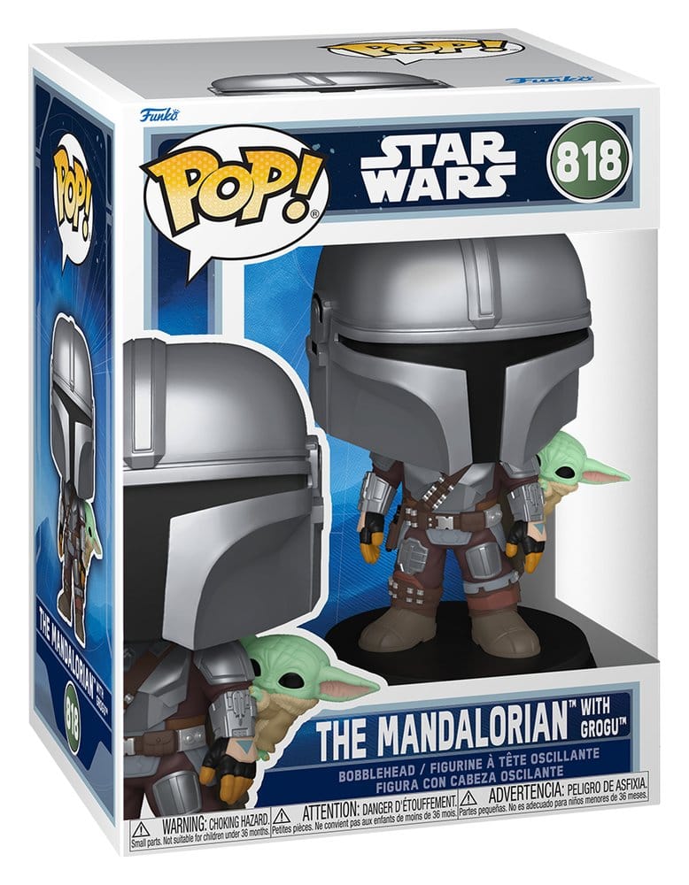 Funko POP Star Wars: The Mandalorian and Grogu - The Mandalorian with Grogu