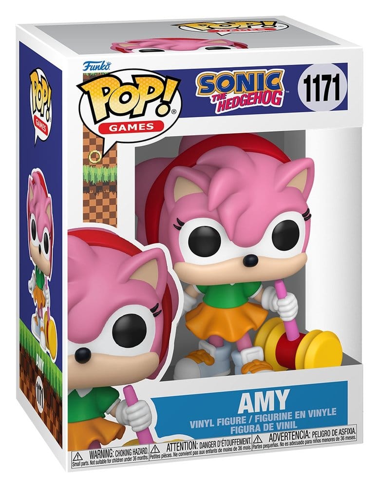 Funko POP Sonic the Hedgehog: Amy Rose with Piko Hammer