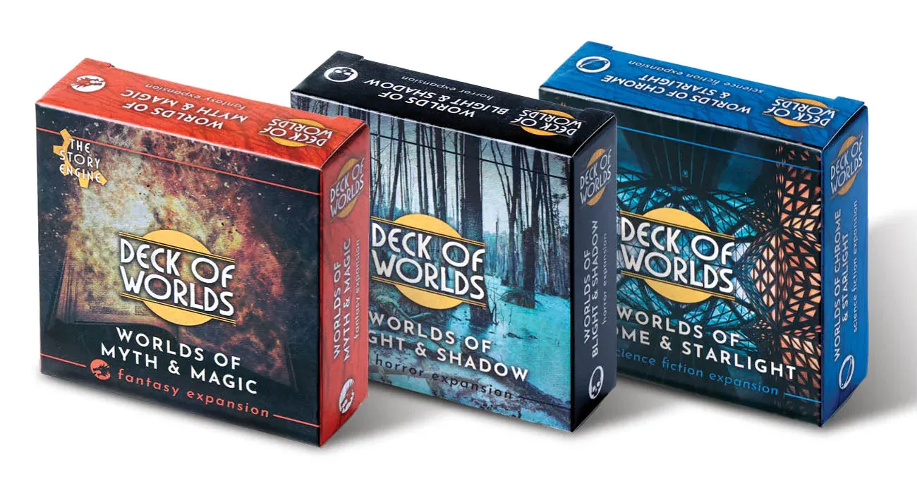 The Story Engine: Deck of Worlds - Genre Worldbuilding