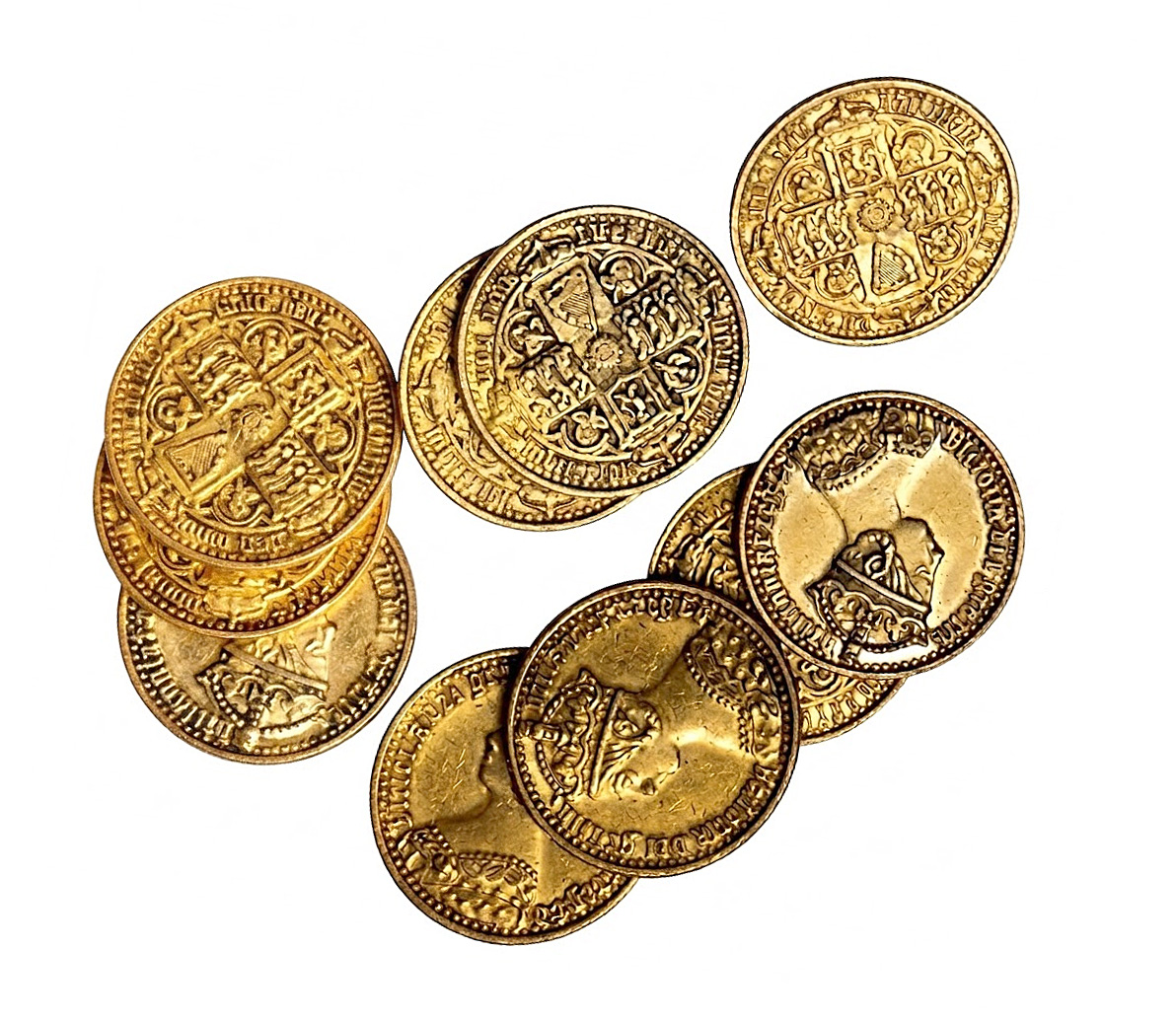 Coalitions metal coins set