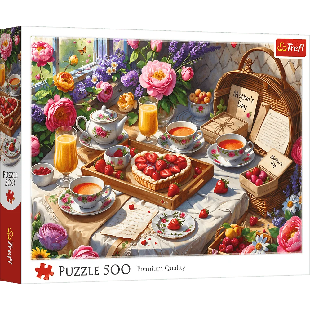 Puzzle 500 Słodkości na Dzień Mamy