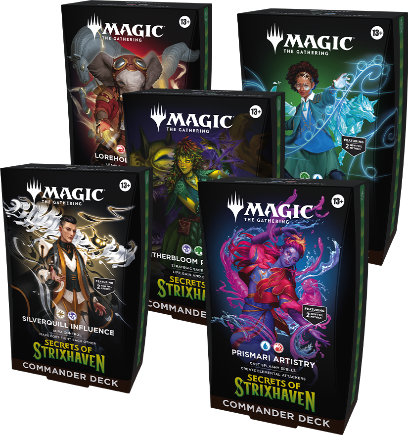 Magic the Gathering: Secrets of Strixhaven - Commander Deck - Zestaw 5 talii