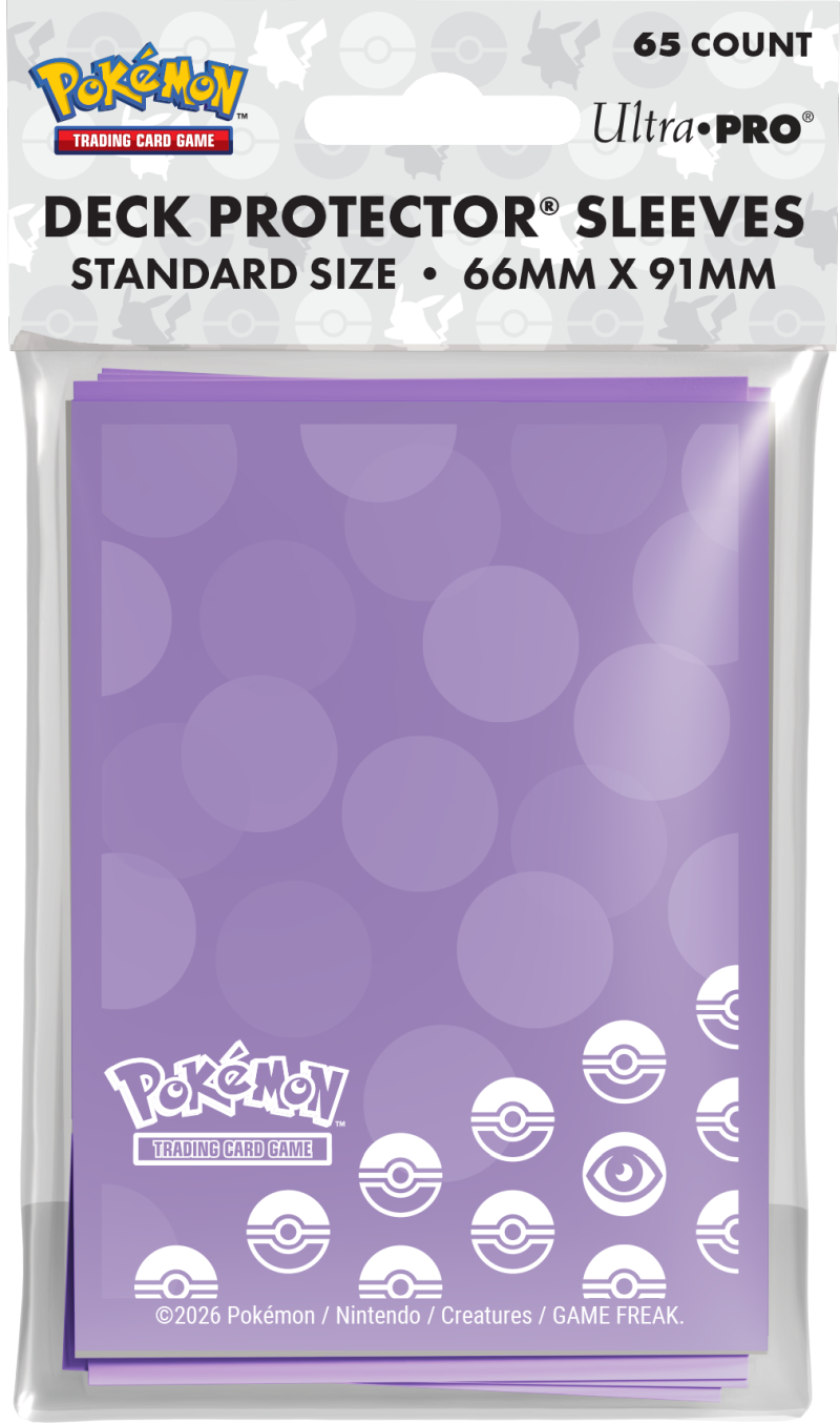 Koszulki na karty Ultra-Pro Pokémon Standard 66x91 mm 65 sztuk - Energy - Psychic Type