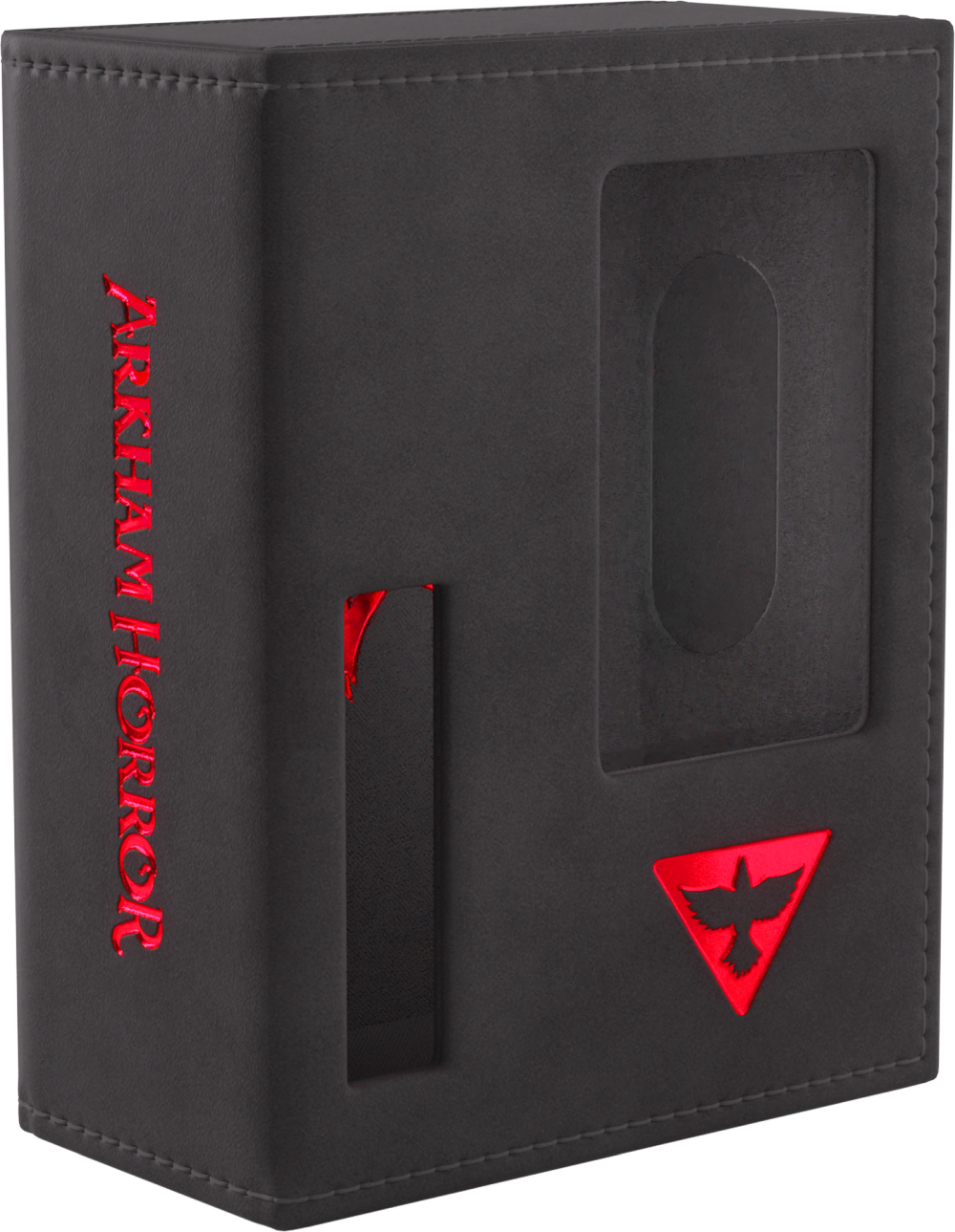 Pudełko na karty Gamegenic: Arkham Horror - Investigator Deck Tome - Survivor (Black-Red)