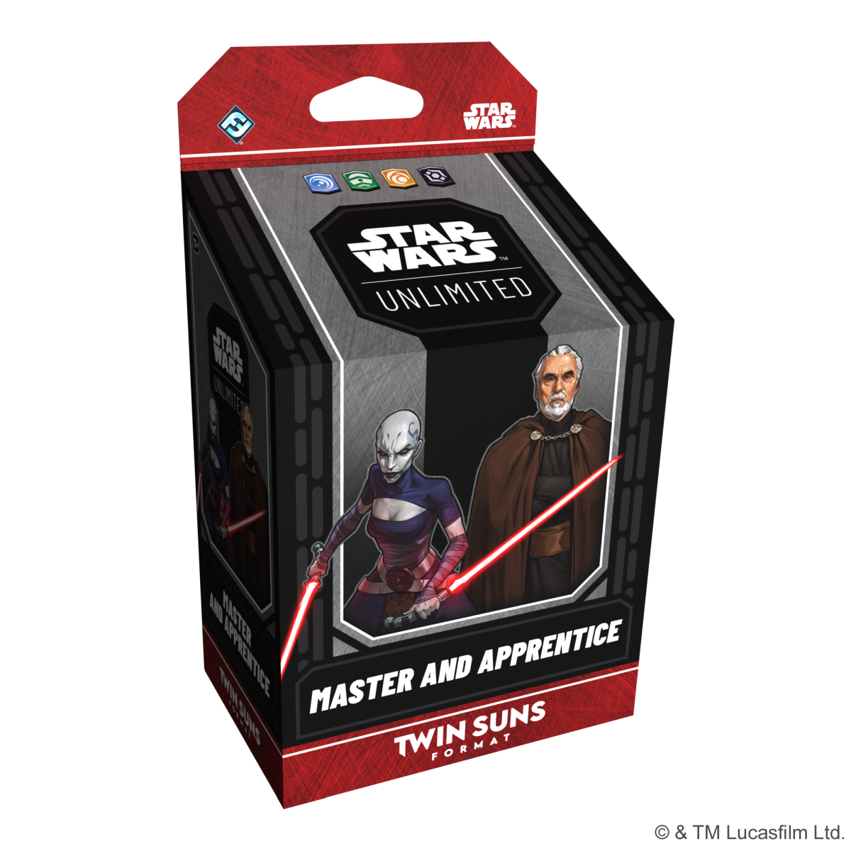 Star Wars: Unlimited Card Game - Twin Suns Format - Master and Apprentice - Dooku and Asajj